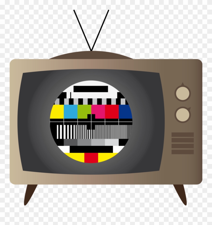 Tv Clipart Old School Tv - Png Download