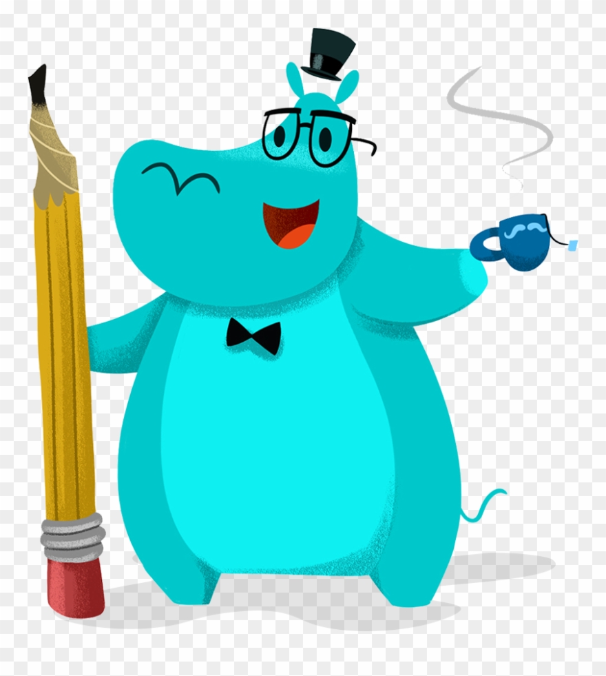 Hyper Hippo Prides Itself On The Strength Of Its People Clipart