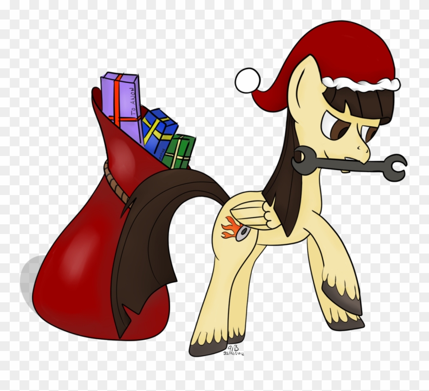 Poniesinboxes, Hat, Present, Rule 63, Safe, Santa Hat, Clipart