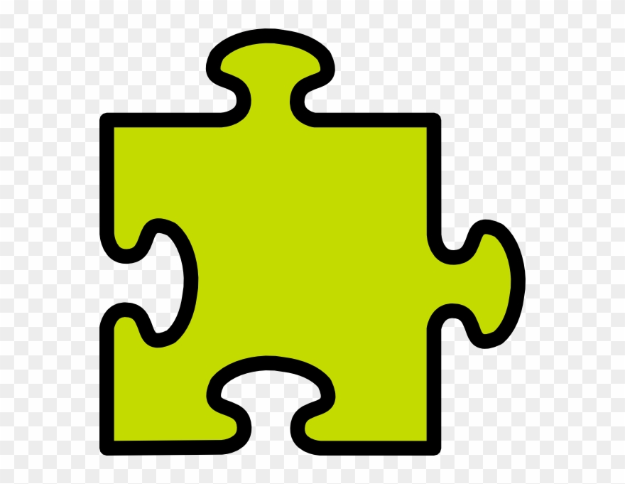 This Free Clip Arts Design Of Puzzle-green - Png Download
