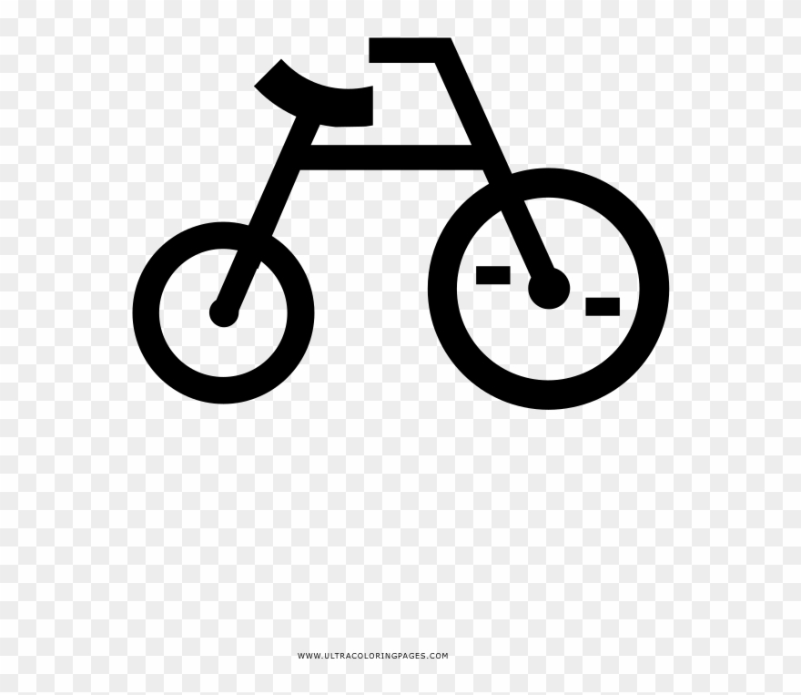 Tricycle Coloring Page Clipart