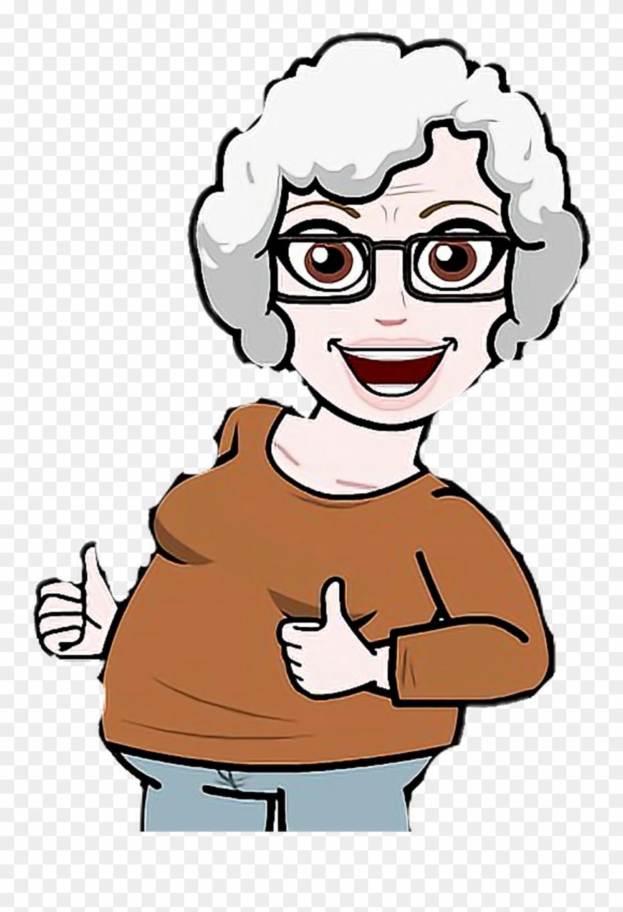 Grandma Sticker Clipart