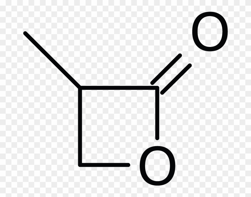 3 Methyloxetan 2 One Clipart