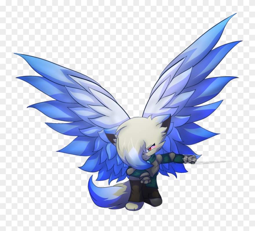 Angel Warrior Clipart Feather Wing - Png Download