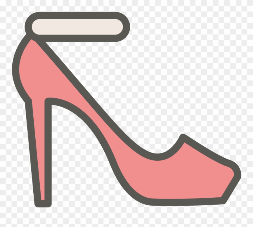 Ankle Strap Pump Icon Clipart