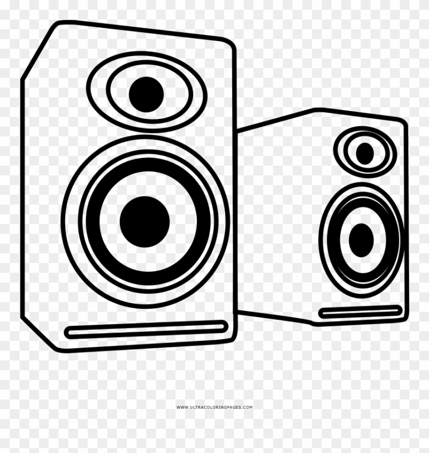 Drawn Speakers Draw Clipart