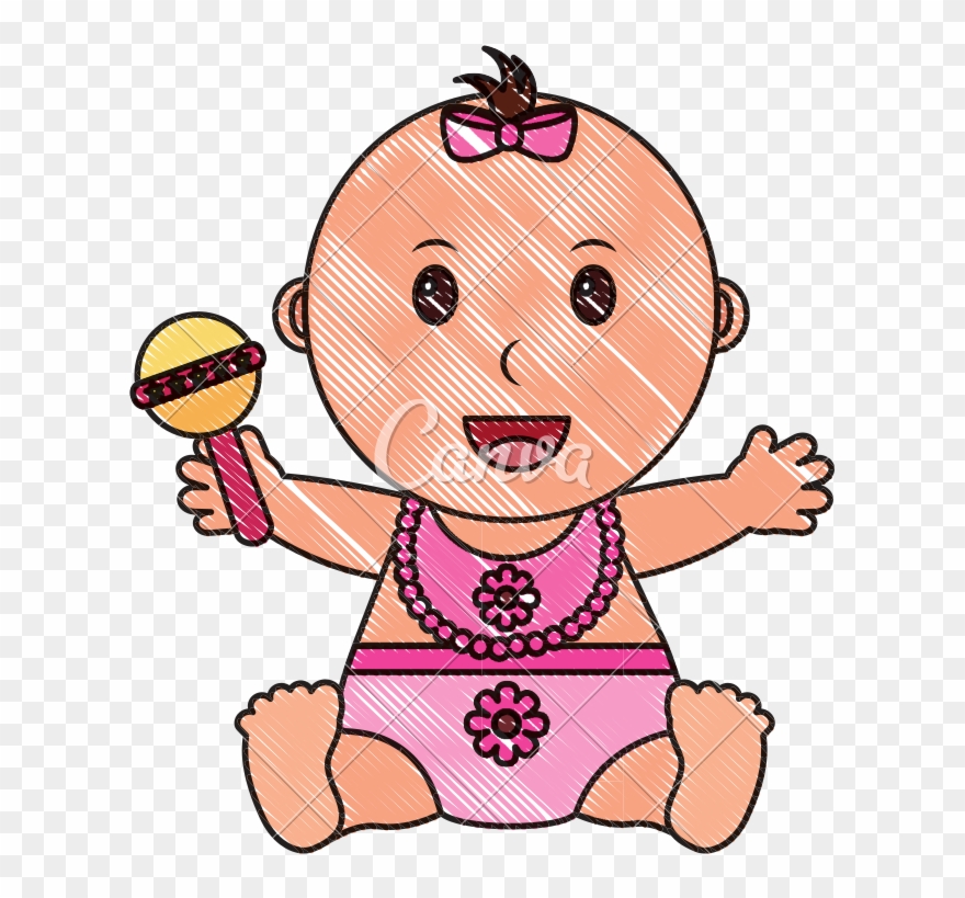 Diaper Transparent Baby Girl Clipart