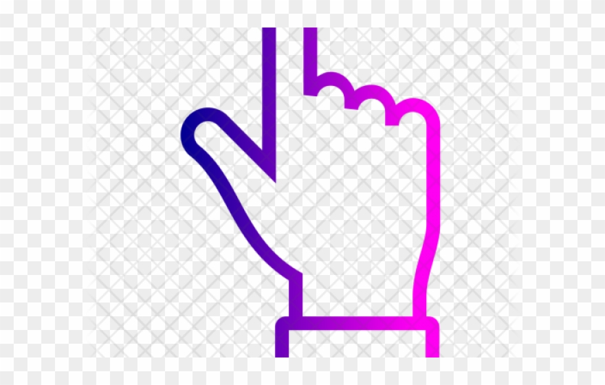 Hand Emoji Clipart Finger Pointing - Png Download