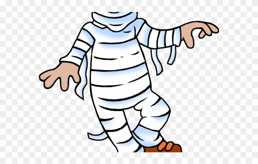 Skeleton Head Clipart Mummy Head - Png Download