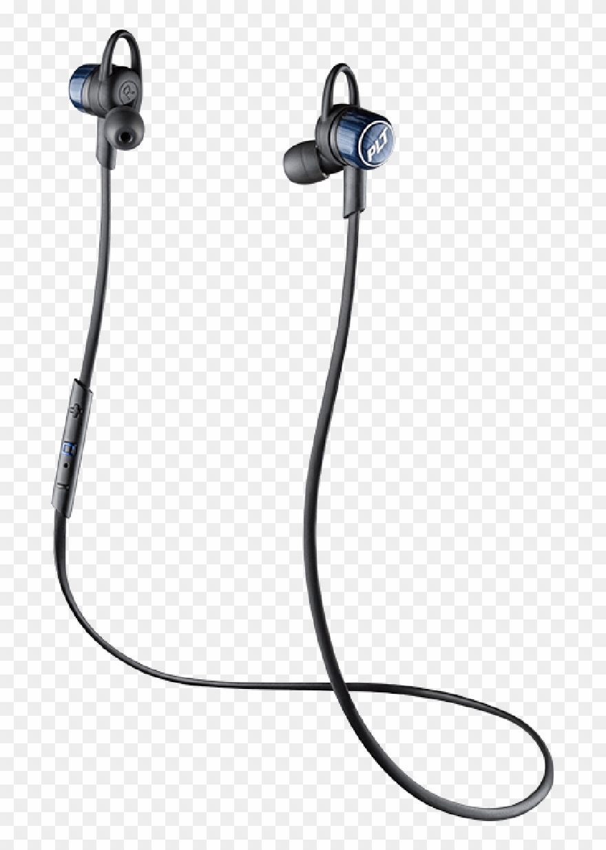 Plantronics Backbeat Go 3 Wireless Earbuds Cobalt Blue Clipart