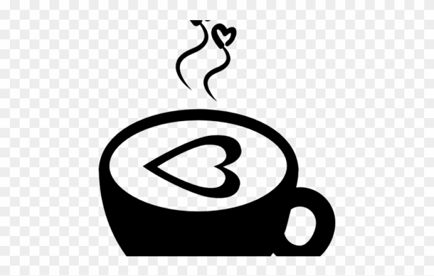 Heart Icons Coffee Clipart