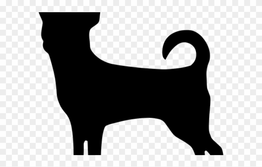 Shadow Clipart Chihuahua - Png Download