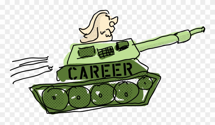 Safe As Being Ensconced In A Tank, And As Sexy Too Clipart