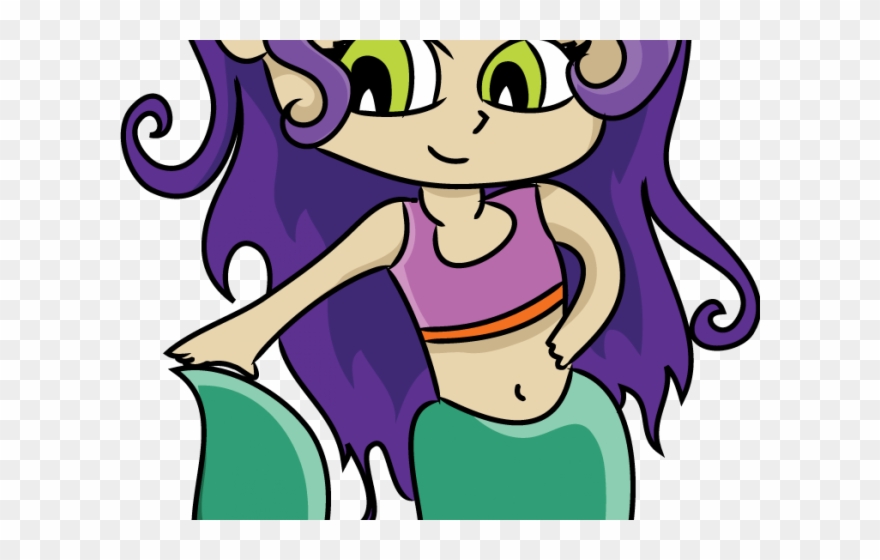 Mermaid Tail Clipart Public Domain - Png Download