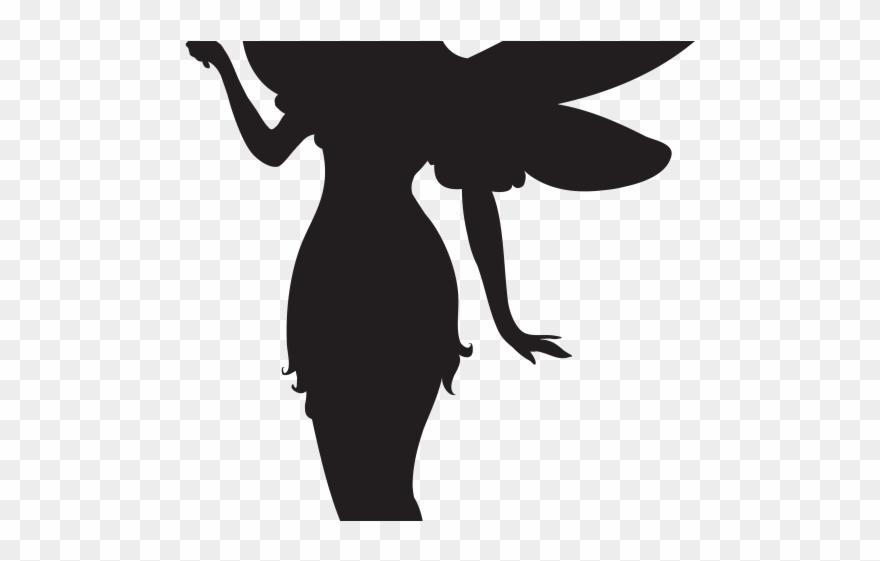 Tinkerbell With Flower Clipart - Png Download