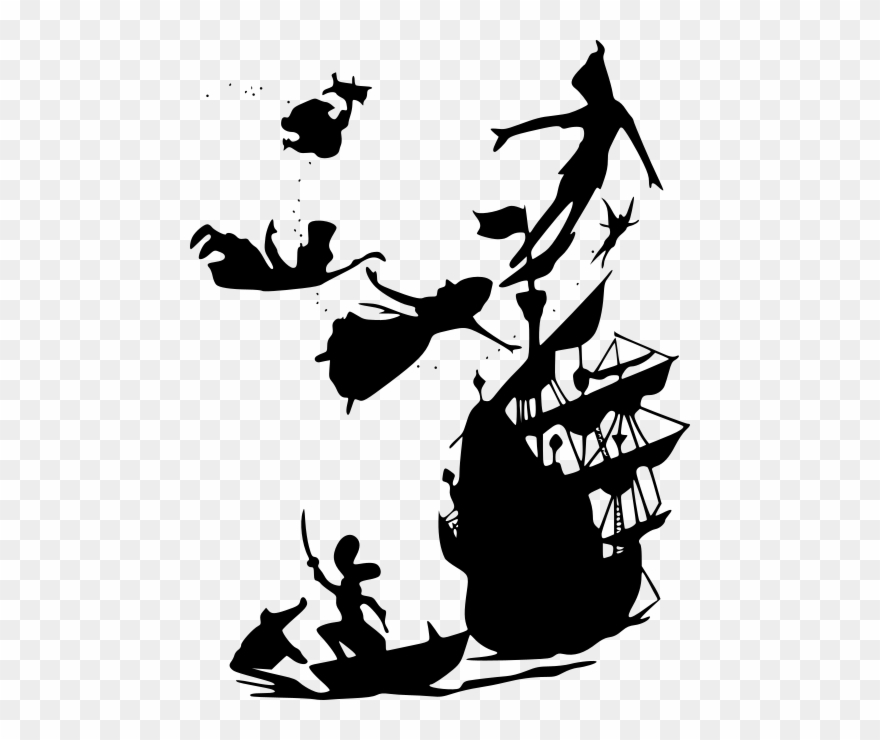 Movies, Personal Use, Peter Pan Boat, Clipart