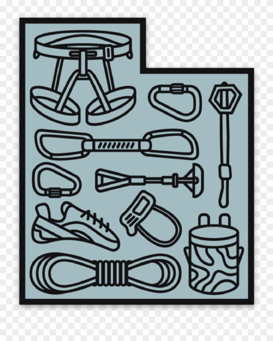 Climb Utah [sticker] Clipart