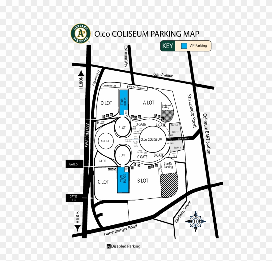 Oracle Arena Parking Clipart