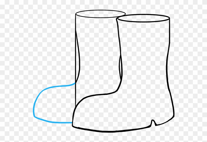 How To Draw Boots Clipart