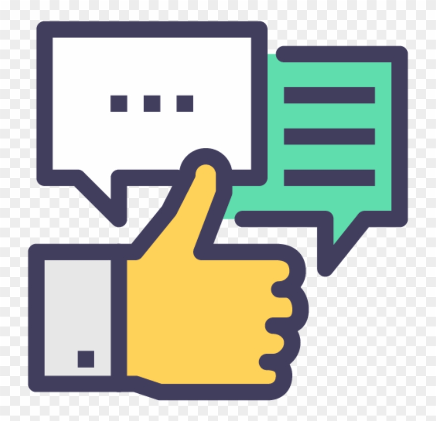 Thumb Up Talk Bubbles Clipart