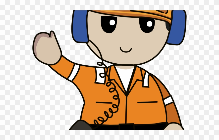 Industrial Worker Clipart Oil Worker - Png Download