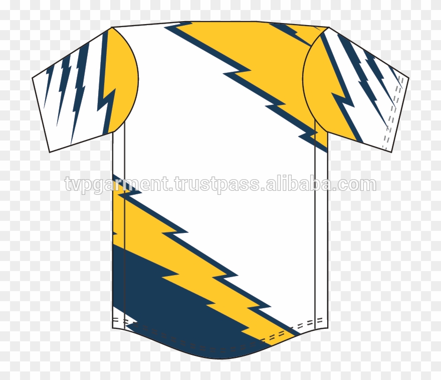 High Quality Dye Sublimation New Design Baseball Jersey Clipart