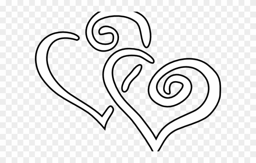 Heart Pictures Clipart Black And White - Png Download