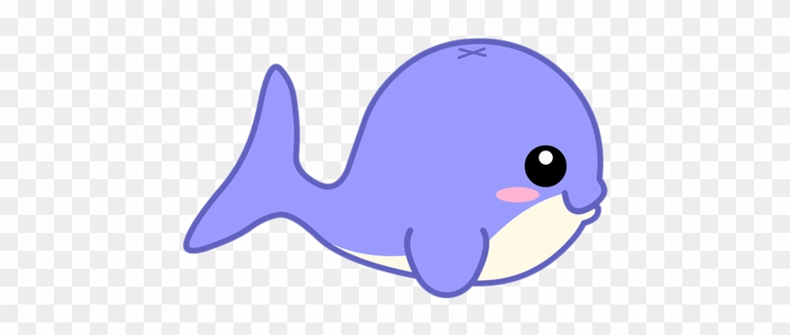 Purple Clipart Dolphin - Png Download