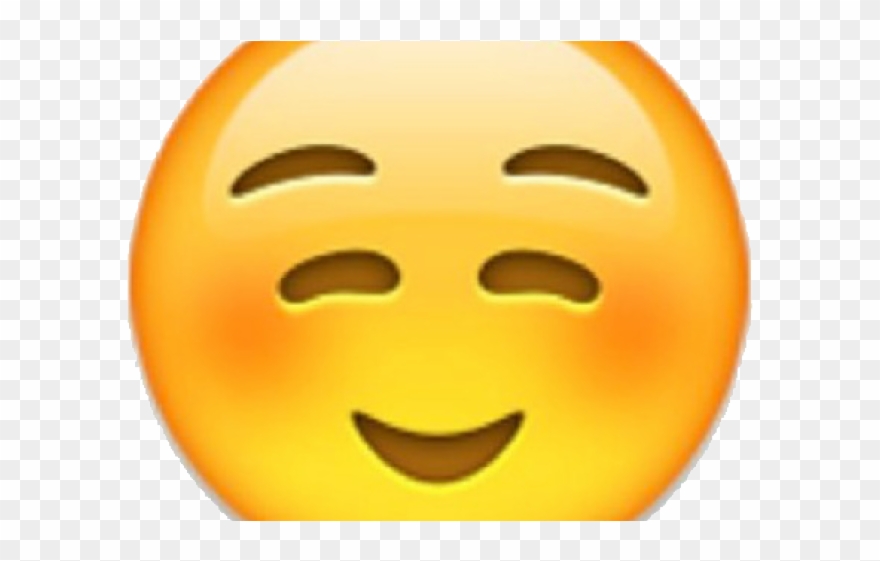 Blushing Emoji Clipart Clear Background - Png Download