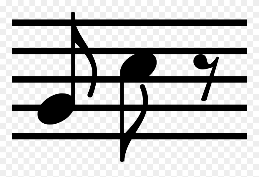 Eighth Notes And Rest Clipart