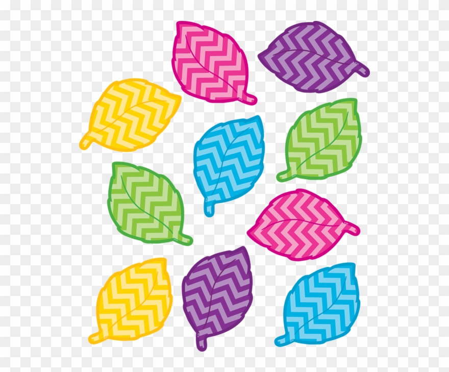 Chevron Leaves Accents Clipart