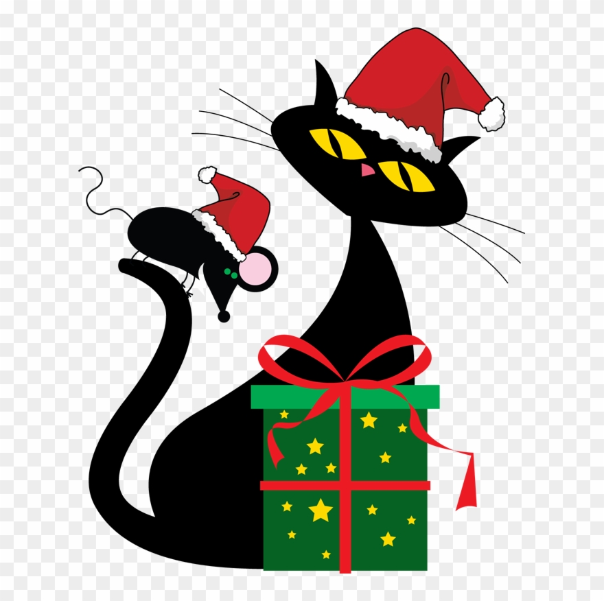 Clipart Of Cat And Cst - Png Download