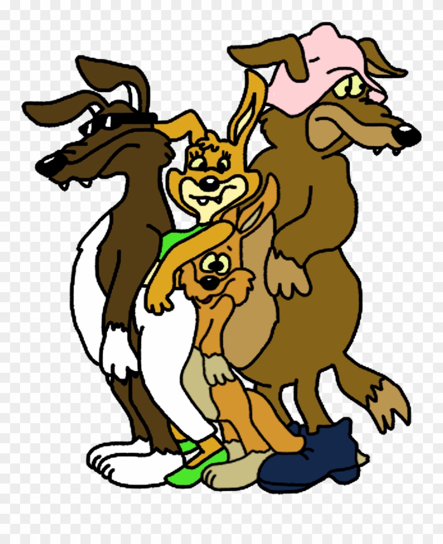 David, Dorothy, Scotty, And Mitchell Crowded In Line Clipart