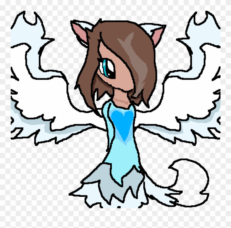Angel Fox Girl Clipart