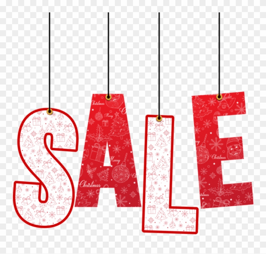 Free Png Download Christmas Hanging Sale Decoration Clipart