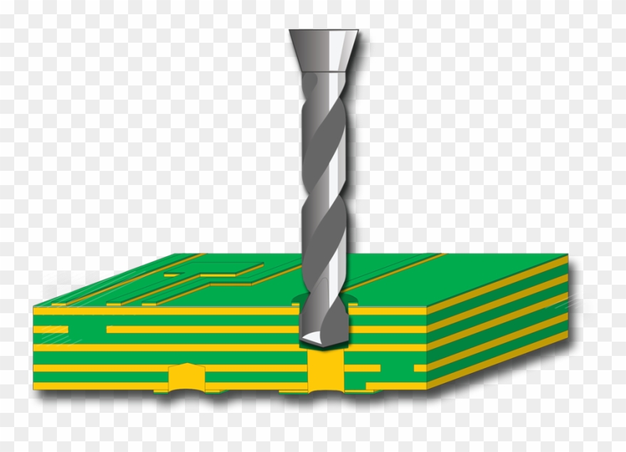 Ac-m /lip Corrected Backdrilling Geometry Clipart