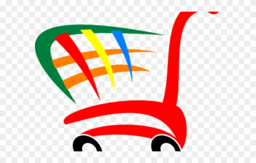 Trolley Clipart Grocery Store - Png Download