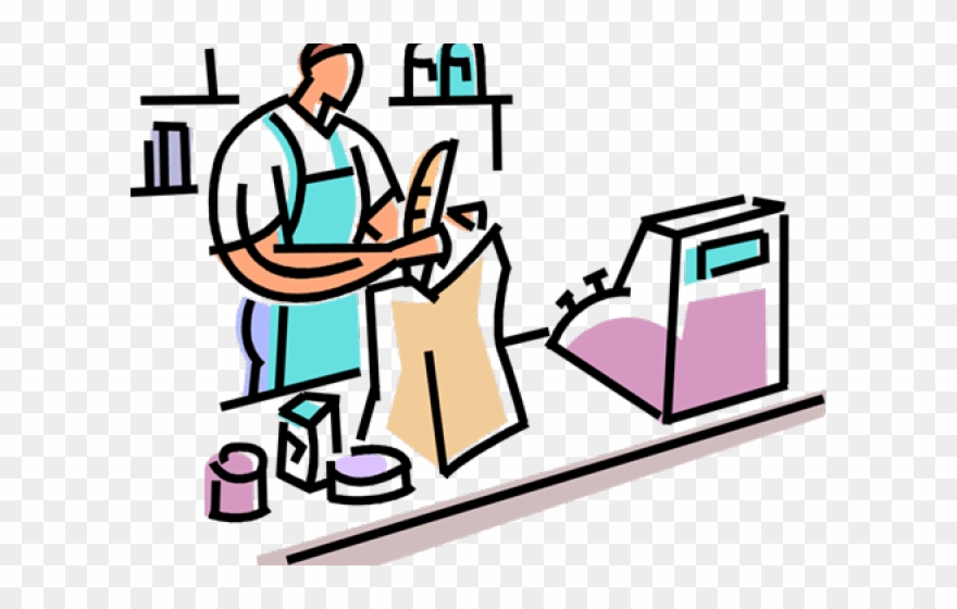 Shopping Clipart Grocery Store - Png Download