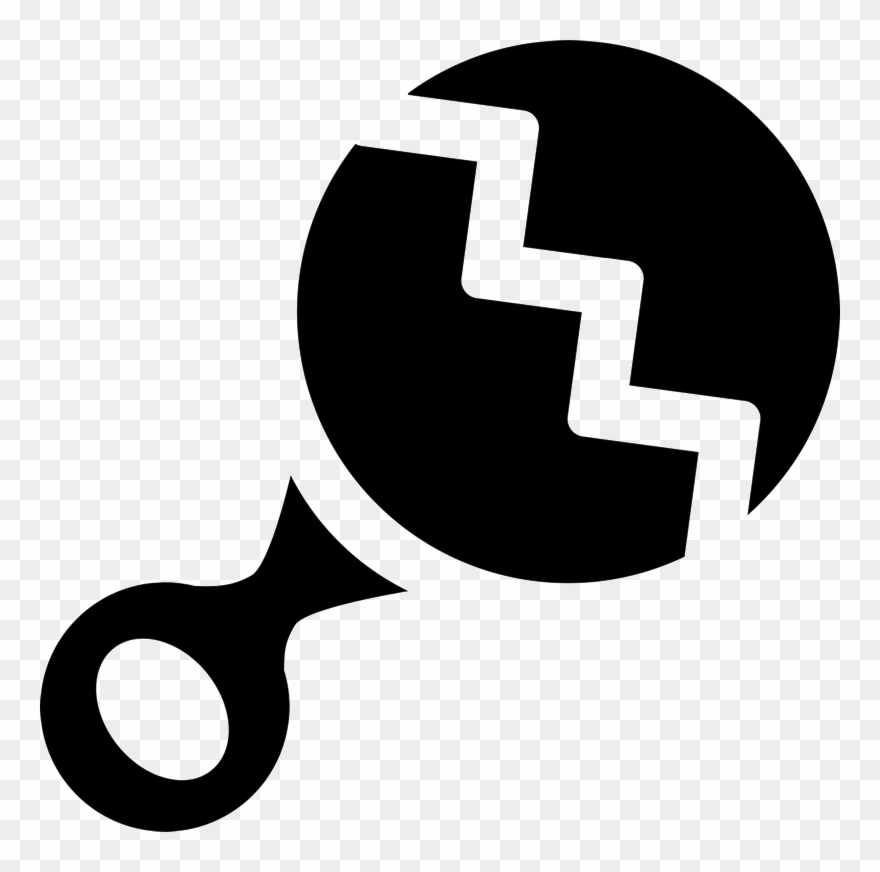 Baby Rattle Stamp Clipart