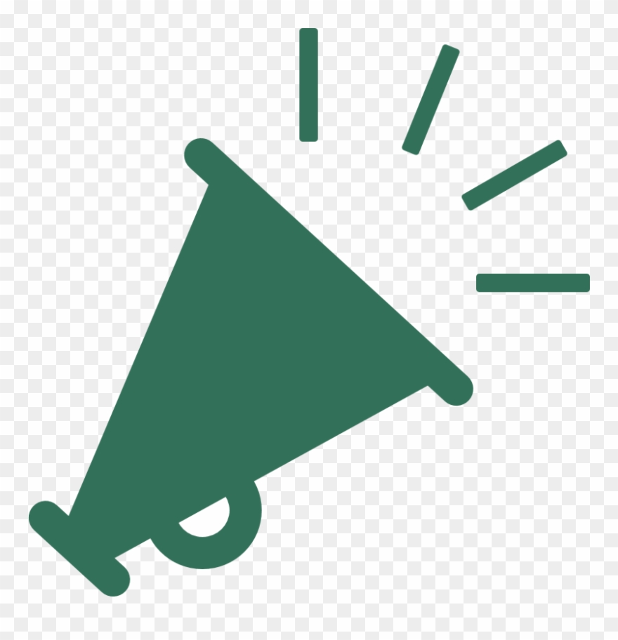 Megaphone-green Clipart