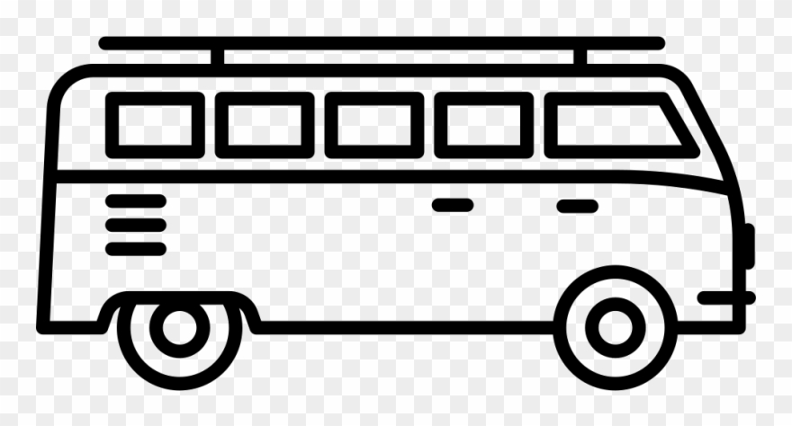 Minivan Facing Right Comments Clipart