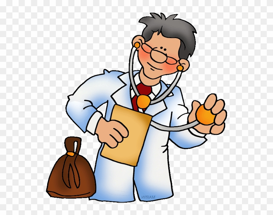 Clipart Of Martin, Doctor And Physician - Png Download