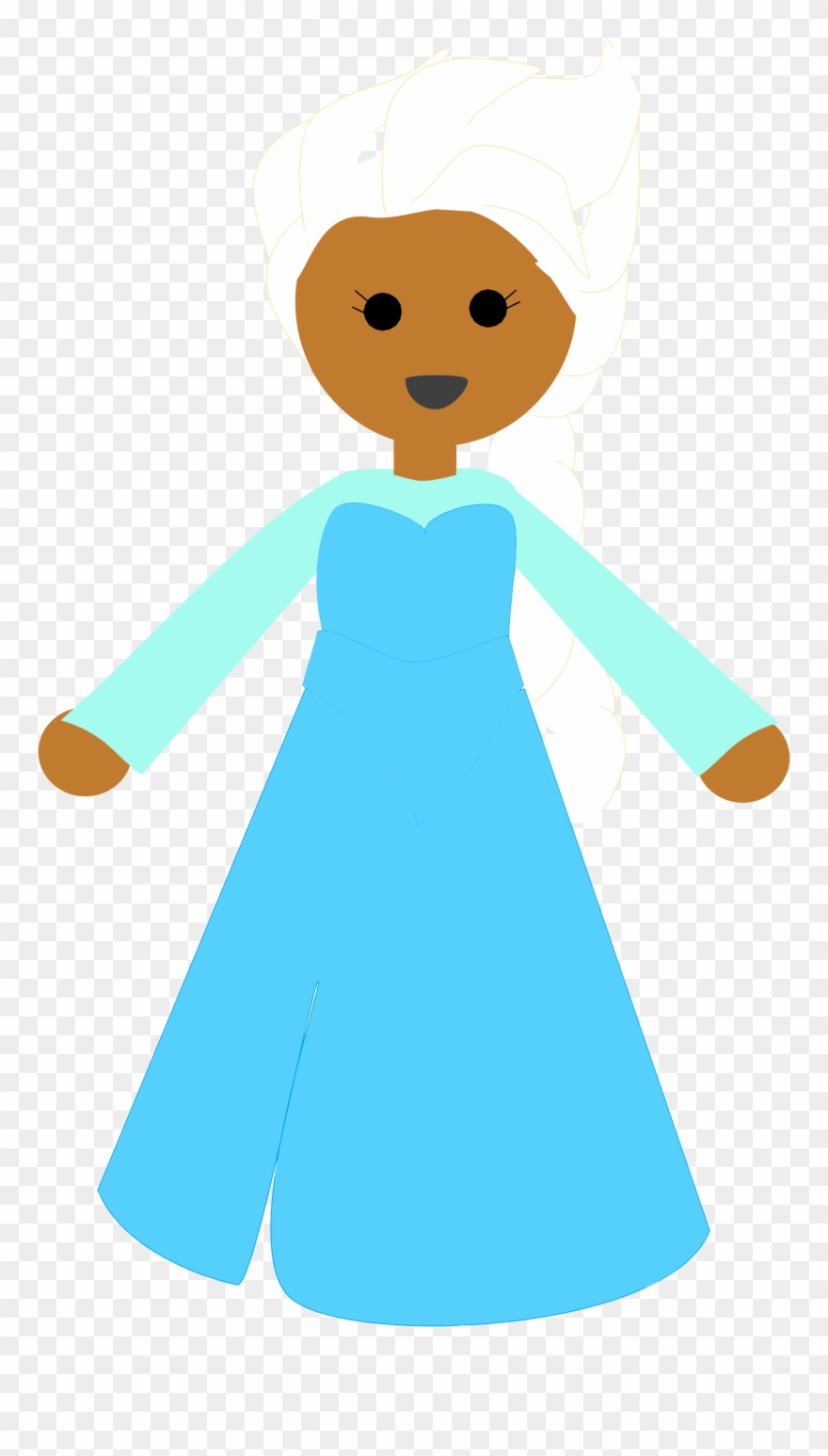 Elsa Cartoon Clip Art - Png Download