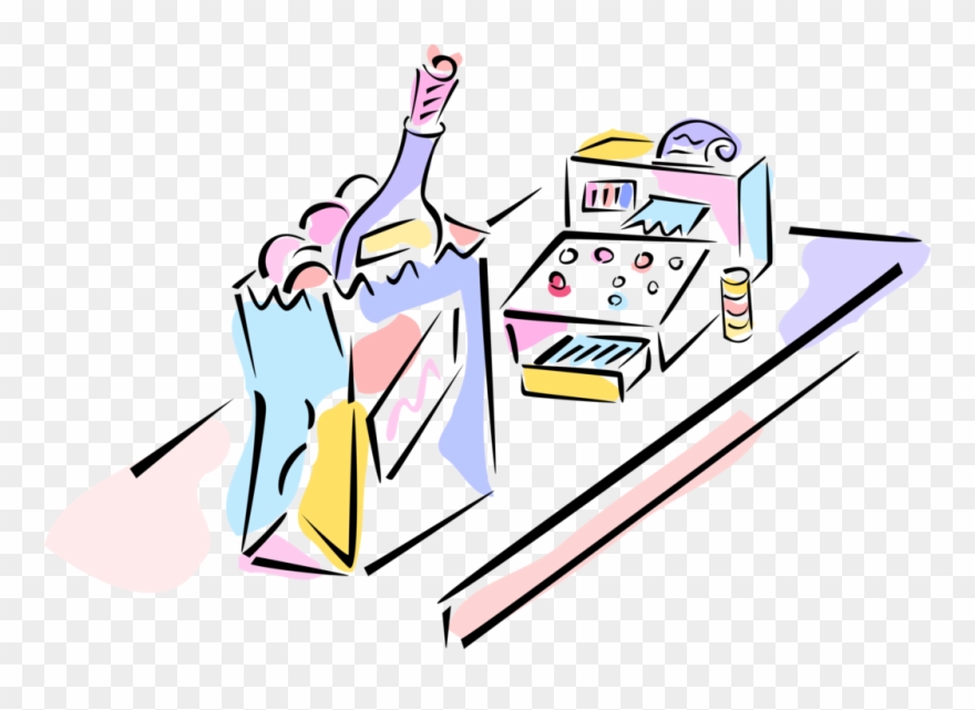 Groceries And Vector Image Illustration Of Supermarket Clipart