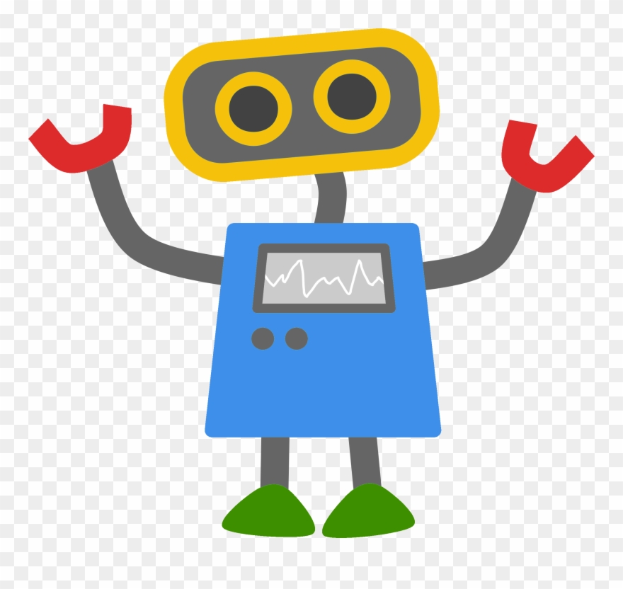 Googlebot Google Colored Robot Cartoon Clipart