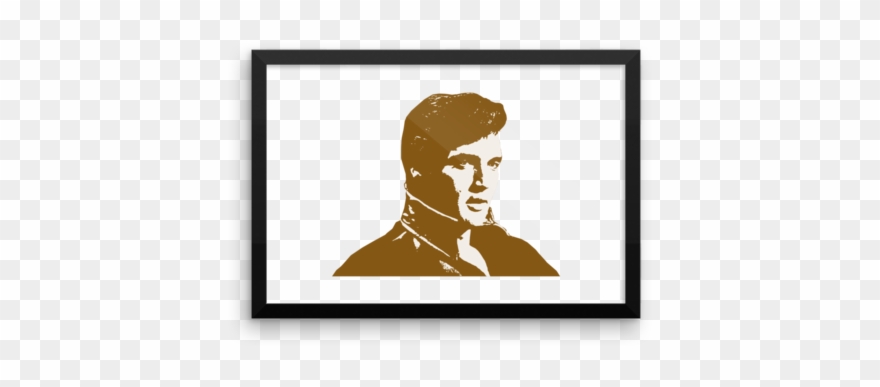 Elvis Framed Poster Clipart