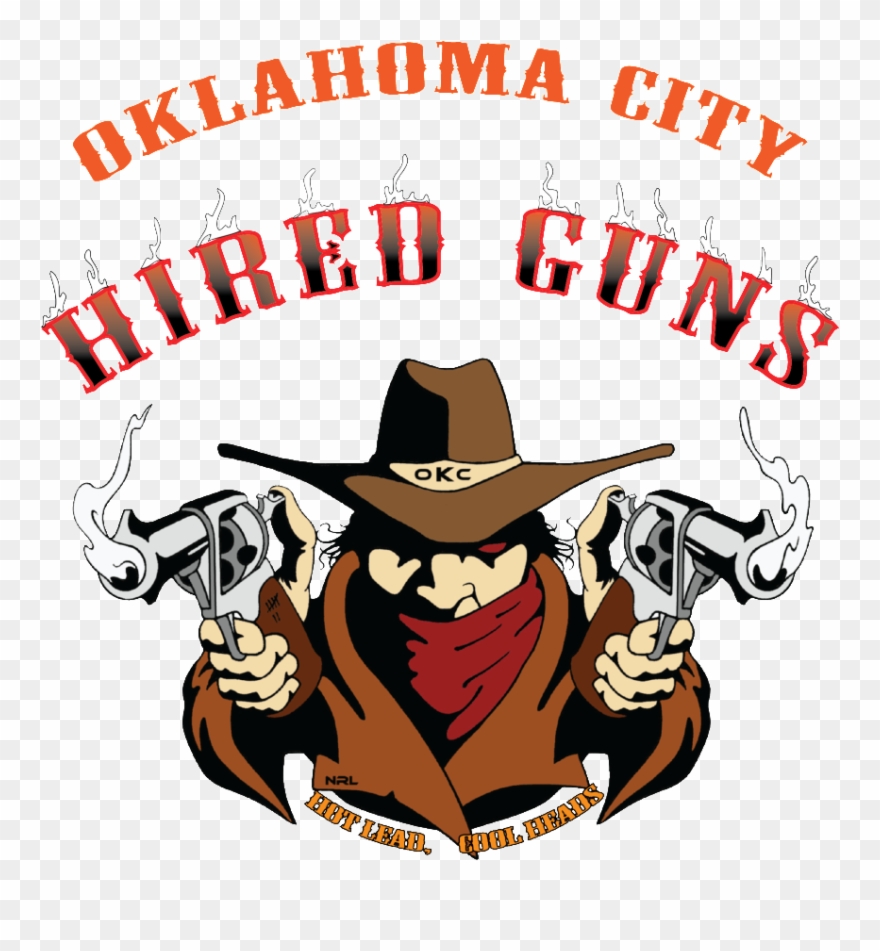 Oklahoma City Hired Guns Clipart