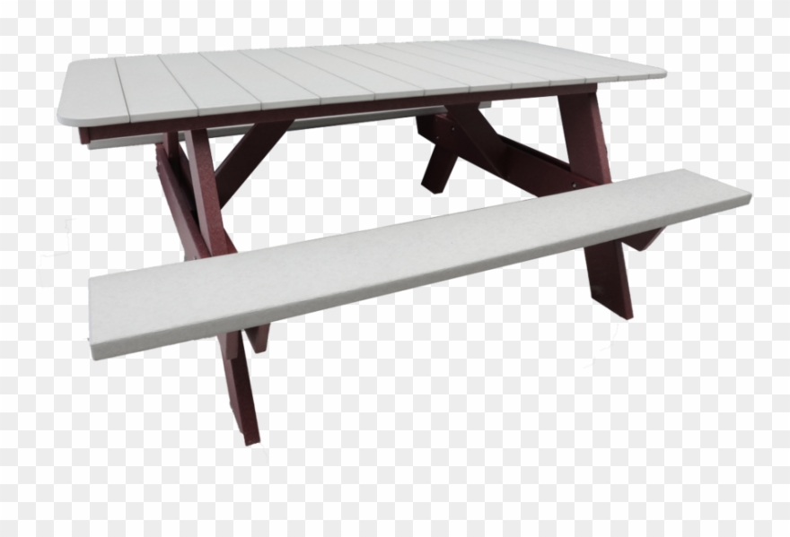 6' Picnic Table Clipart