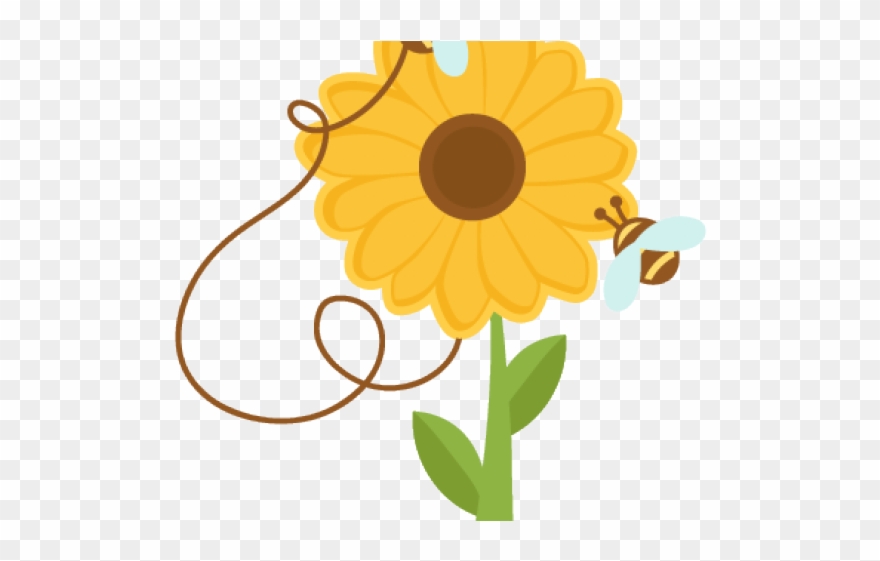 Pretty Clipart Sunflower - Png Download