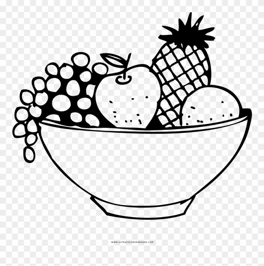 Download Download Fruit Basket Coloring Page Clipart (#3120289 ...